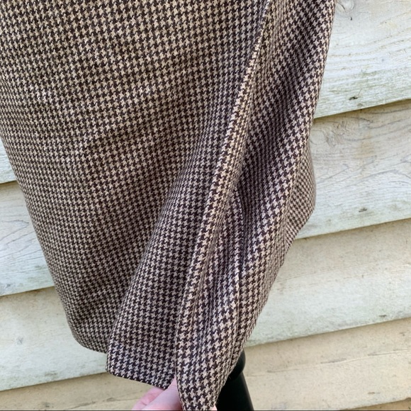 Vintage 90s Talbots Plaid Houndstooth Mini Skirt - Picture 12 of 15